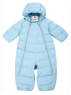 NWOT Blue Reima Tilkkanen Babies Bunting/Down Snowsuit Infant Sz 3 - 6 Mth
